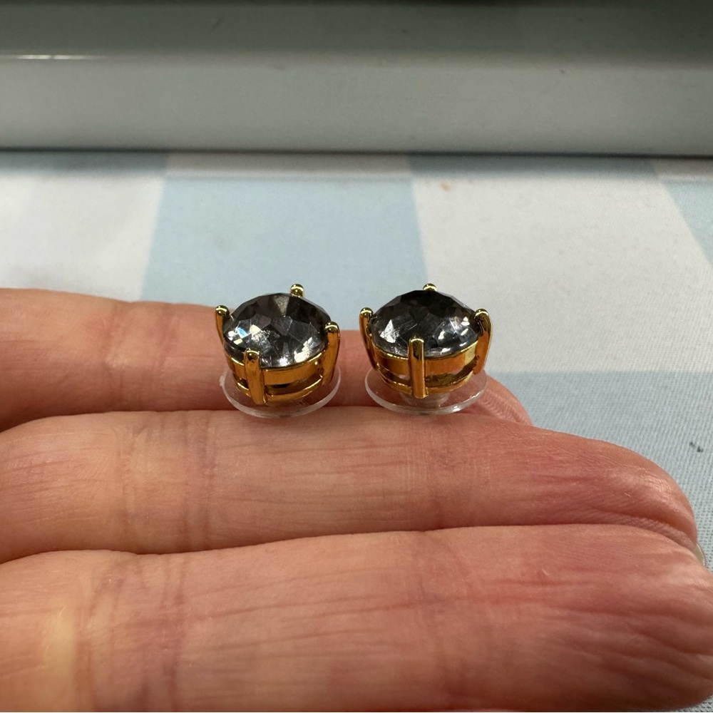 Kate Spade Gold Plated Gumdrop Pierced Stud Earrings